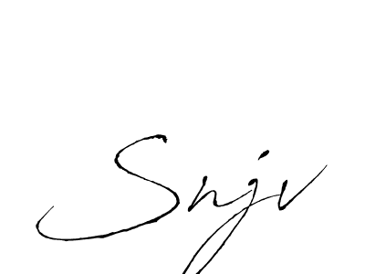 Snjv stylish signature style. Best Handwritten Sign (Antro_Vectra) for my name. Handwritten Signature Collection Ideas for my name Snjv. Snjv signature style 6 images and pictures png