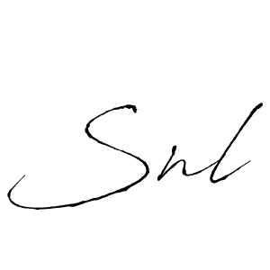 You should practise on your own different ways (Antro_Vectra) to write your name (Snl) in signature. don't let someone else do it for you. Snl signature style 6 images and pictures png