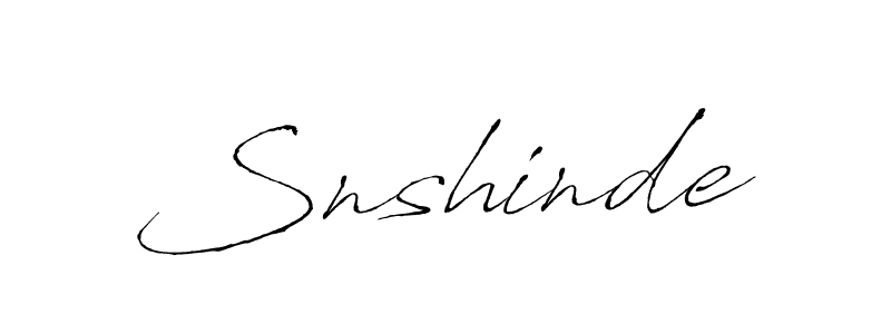 Design your own signature with our free online signature maker. With this signature software, you can create a handwritten (Antro_Vectra) signature for name Snshinde. Snshinde signature style 6 images and pictures png