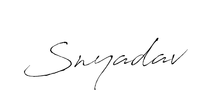 Once you've used our free online signature maker to create your best signature Antro_Vectra style, it's time to enjoy all of the benefits that Snyadav name signing documents. Snyadav signature style 6 images and pictures png