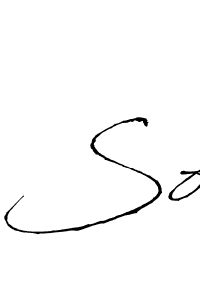 How to Draw So signature style? Antro_Vectra is a latest design signature styles for name So. So signature style 6 images and pictures png