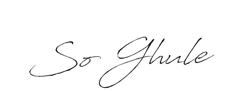 The best way (Antro_Vectra) to make a short signature is to pick only two or three words in your name. The name So Ghule include a total of six letters. For converting this name. So Ghule signature style 6 images and pictures png