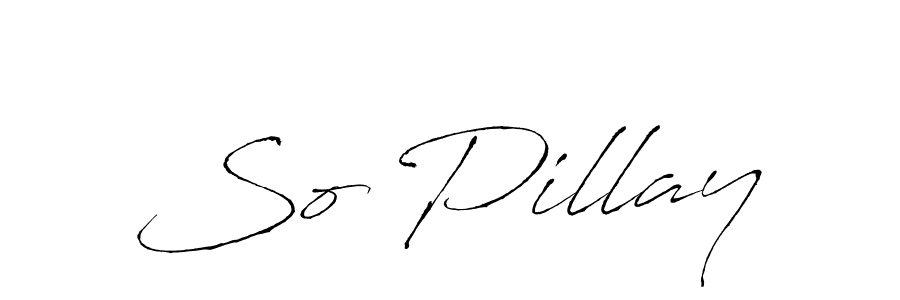 You should practise on your own different ways (Antro_Vectra) to write your name (So Pillay) in signature. don't let someone else do it for you. So Pillay signature style 6 images and pictures png