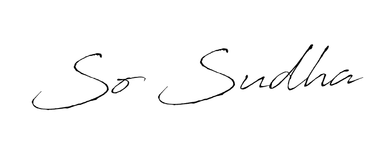 You should practise on your own different ways (Antro_Vectra) to write your name (So Sudha) in signature. don't let someone else do it for you. So Sudha signature style 6 images and pictures png