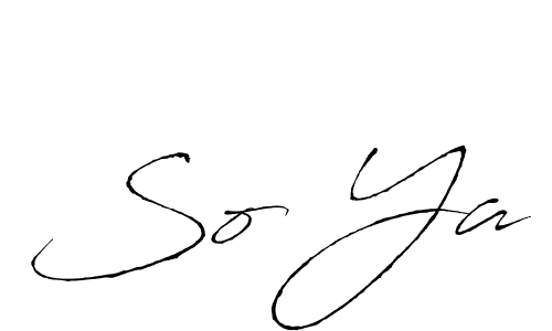 Best and Professional Signature Style for So Ya. Antro_Vectra Best Signature Style Collection. So Ya signature style 6 images and pictures png