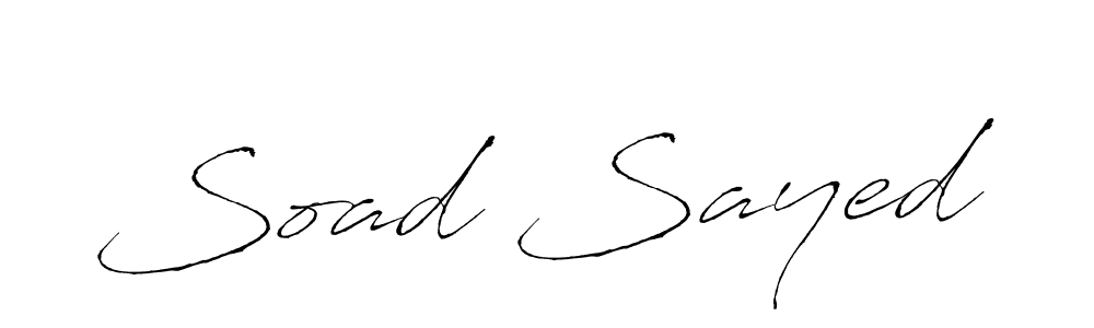 You should practise on your own different ways (Antro_Vectra) to write your name (Soad Sayed) in signature. don't let someone else do it for you. Soad Sayed signature style 6 images and pictures png