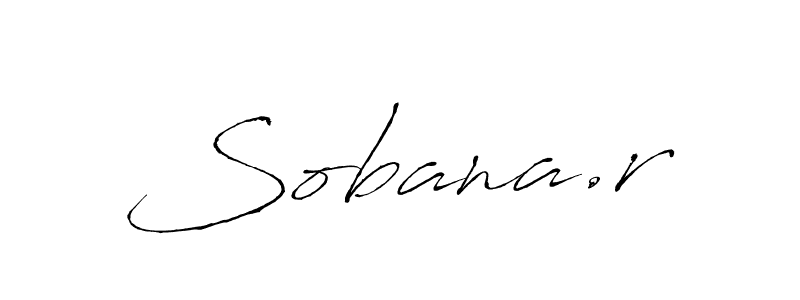 It looks lik you need a new signature style for name Sobana.r. Design unique handwritten (Antro_Vectra) signature with our free signature maker in just a few clicks. Sobana.r signature style 6 images and pictures png