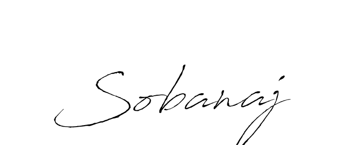 Design your own signature with our free online signature maker. With this signature software, you can create a handwritten (Antro_Vectra) signature for name Sobanaj. Sobanaj signature style 6 images and pictures png