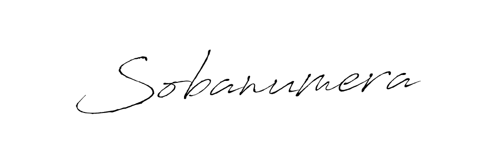 Design your own signature with our free online signature maker. With this signature software, you can create a handwritten (Antro_Vectra) signature for name Sobanumera. Sobanumera signature style 6 images and pictures png