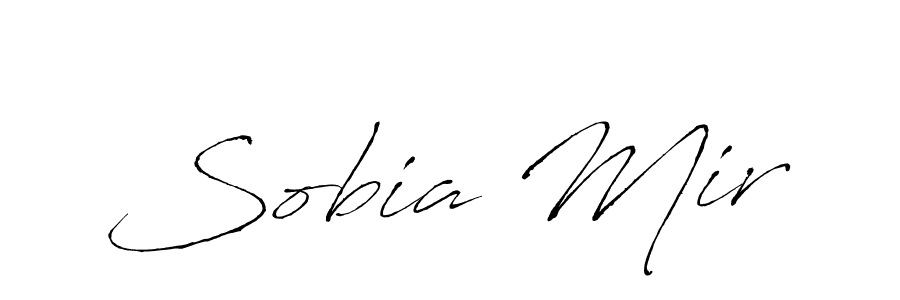 Also You can easily find your signature by using the search form. We will create Sobia Mir name handwritten signature images for you free of cost using Antro_Vectra sign style. Sobia Mir signature style 6 images and pictures png