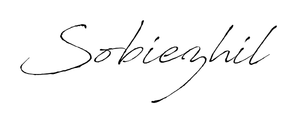Use a signature maker to create a handwritten signature online. With this signature software, you can design (Antro_Vectra) your own signature for name Sobiezhil. Sobiezhil signature style 6 images and pictures png