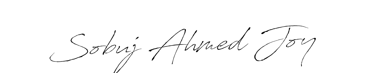 Create a beautiful signature design for name Sobuj Ahmed Joy. With this signature (Antro_Vectra) fonts, you can make a handwritten signature for free. Sobuj Ahmed Joy signature style 6 images and pictures png