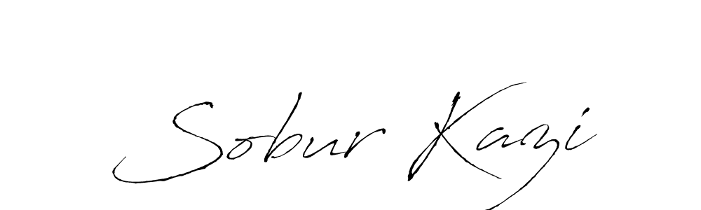 Make a beautiful signature design for name Sobur Kazi. With this signature (Antro_Vectra) style, you can create a handwritten signature for free. Sobur Kazi signature style 6 images and pictures png