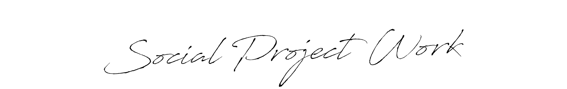 The best way (Antro_Vectra) to make a short signature is to pick only two or three words in your name. The name Social Project Work include a total of six letters. For converting this name. Social Project Work signature style 6 images and pictures png