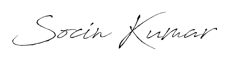 Once you've used our free online signature maker to create your best signature Antro_Vectra style, it's time to enjoy signing your documents with Socin Kumar name. Socin Kumar signature style 6 images and pictures png