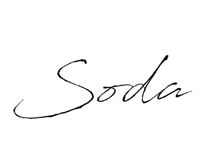 The best way (Antro_Vectra) to make a short signature is to pick only two or three words in your name. The name Soda include a total of six letters. For converting this name. Soda signature style 6 images and pictures png