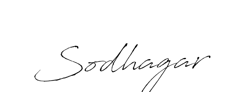 How to make Sodhagar name signature. Use Antro_Vectra style for creating short signs online. This is the latest handwritten sign. Sodhagar signature style 6 images and pictures png