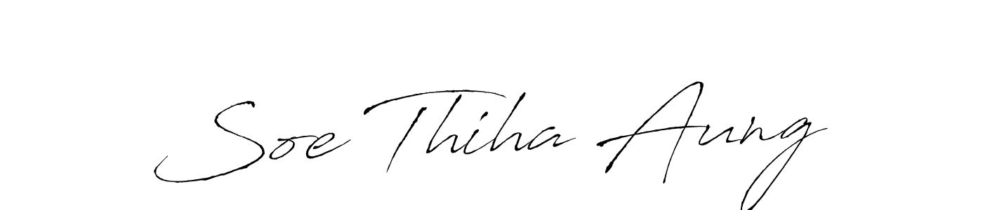 Similarly Antro_Vectra is the best handwritten signature design. Signature creator online .You can use it as an online autograph creator for name Soe Thiha Aung. Soe Thiha Aung signature style 6 images and pictures png
