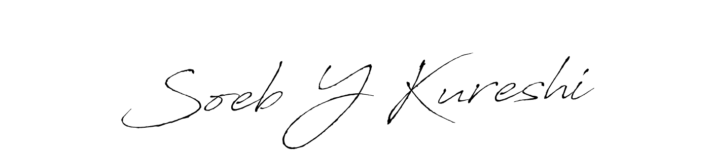 Use a signature maker to create a handwritten signature online. With this signature software, you can design (Antro_Vectra) your own signature for name Soeb Y Kureshi. Soeb Y Kureshi signature style 6 images and pictures png