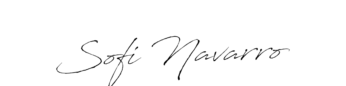 How to make Sofi Navarro signature? Antro_Vectra is a professional autograph style. Create handwritten signature for Sofi Navarro name. Sofi Navarro signature style 6 images and pictures png