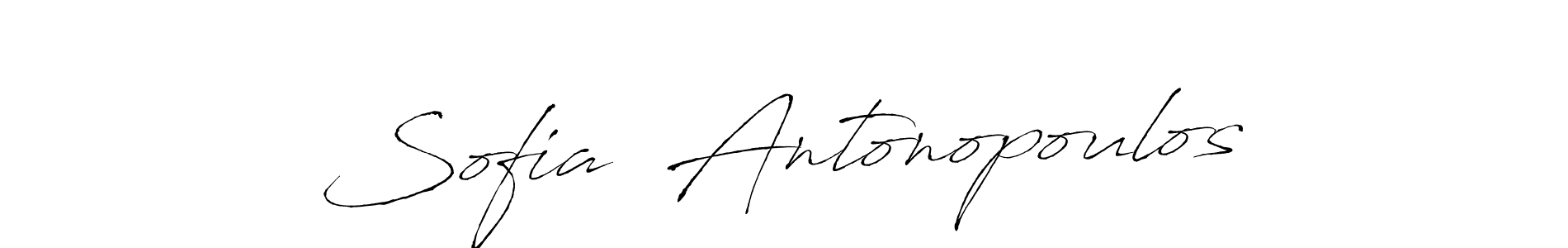 Use a signature maker to create a handwritten signature online. With this signature software, you can design (Antro_Vectra) your own signature for name Sofia  Antonopoulos. Sofia  Antonopoulos signature style 6 images and pictures png