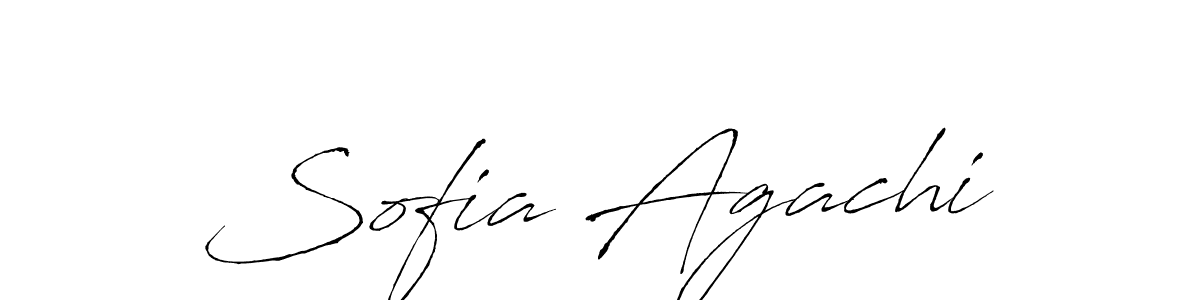 Once you've used our free online signature maker to create your best signature Antro_Vectra style, it's time to enjoy all of the benefits that Sofia Agachi name signing documents. Sofia Agachi signature style 6 images and pictures png