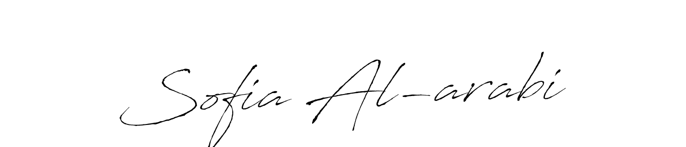 How to make Sofia Al-arabi signature? Antro_Vectra is a professional autograph style. Create handwritten signature for Sofia Al-arabi name. Sofia Al-arabi signature style 6 images and pictures png