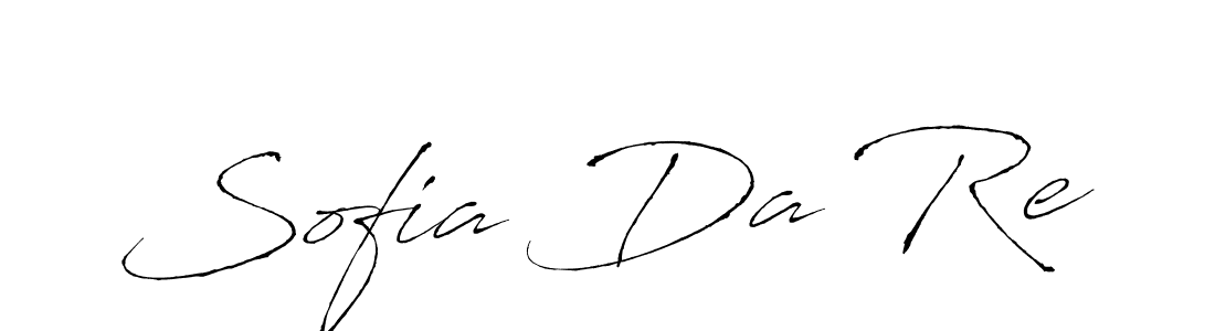 Make a beautiful signature design for name Sofia Da Re. With this signature (Antro_Vectra) style, you can create a handwritten signature for free. Sofia Da Re signature style 6 images and pictures png