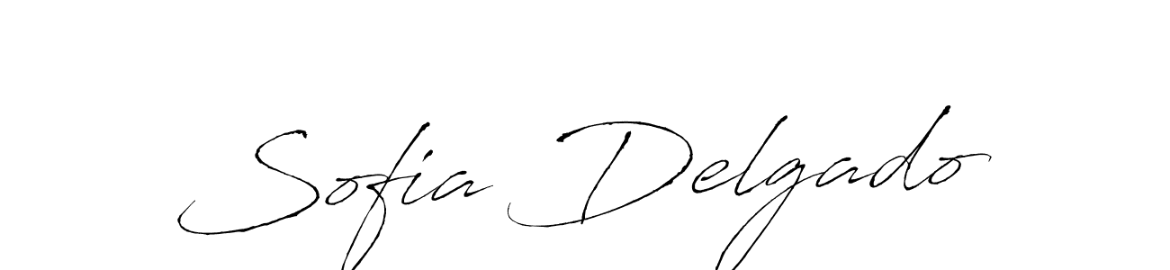 Create a beautiful signature design for name Sofia Delgado. With this signature (Antro_Vectra) fonts, you can make a handwritten signature for free. Sofia Delgado signature style 6 images and pictures png