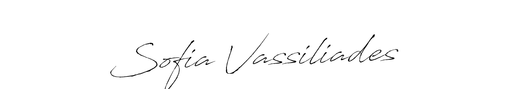 Make a beautiful signature design for name Sofia Vassiliades. Use this online signature maker to create a handwritten signature for free. Sofia Vassiliades signature style 6 images and pictures png