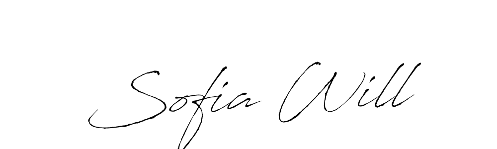 Also we have Sofia Will name is the best signature style. Create professional handwritten signature collection using Antro_Vectra autograph style. Sofia Will signature style 6 images and pictures png