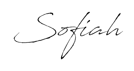 How to make Sofiah name signature. Use Antro_Vectra style for creating short signs online. This is the latest handwritten sign. Sofiah signature style 6 images and pictures png
