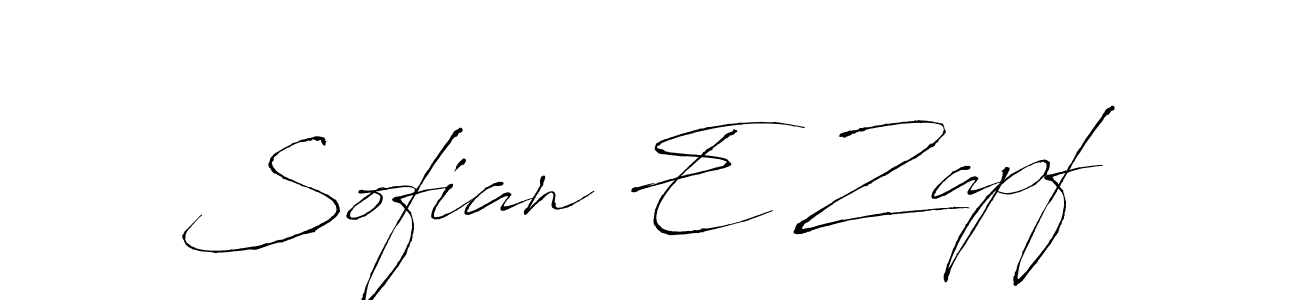 You should practise on your own different ways (Antro_Vectra) to write your name (Sofian E Zapf) in signature. don't let someone else do it for you. Sofian E Zapf signature style 6 images and pictures png