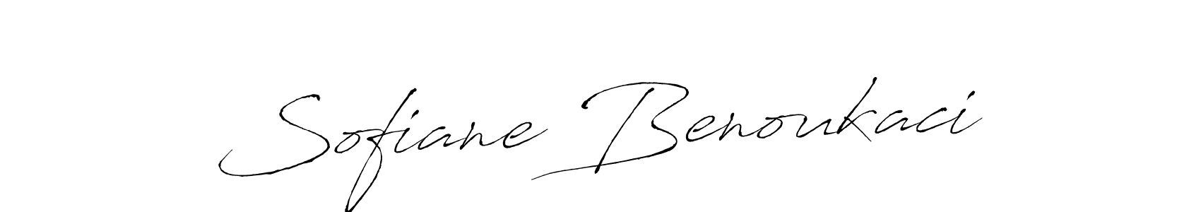 This is the best signature style for the Sofiane Benoukaci name. Also you like these signature font (Antro_Vectra). Mix name signature. Sofiane Benoukaci signature style 6 images and pictures png