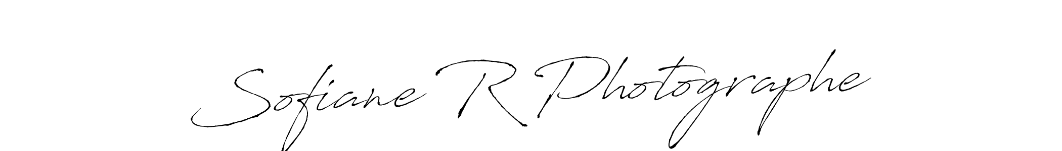 How to make Sofiane R Photographe signature? Antro_Vectra is a professional autograph style. Create handwritten signature for Sofiane R Photographe name. Sofiane R Photographe signature style 6 images and pictures png