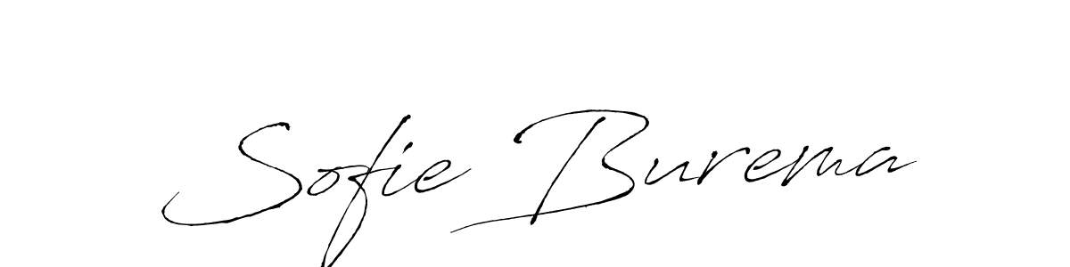 How to make Sofie Burema name signature. Use Antro_Vectra style for creating short signs online. This is the latest handwritten sign. Sofie Burema signature style 6 images and pictures png
