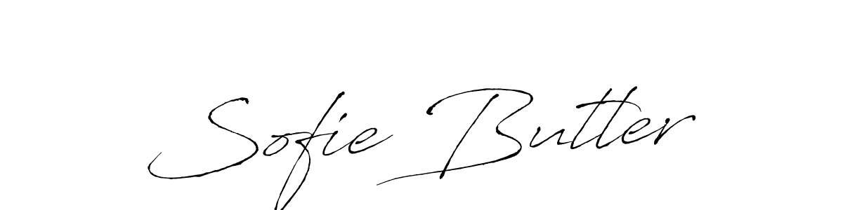 How to make Sofie Butler name signature. Use Antro_Vectra style for creating short signs online. This is the latest handwritten sign. Sofie Butler signature style 6 images and pictures png