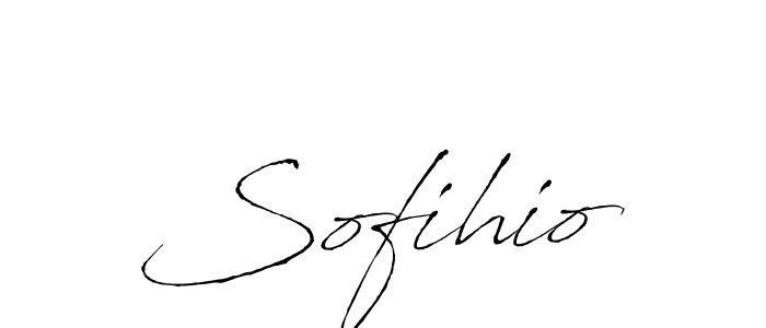 You should practise on your own different ways (Antro_Vectra) to write your name (Sofihio) in signature. don't let someone else do it for you. Sofihio signature style 6 images and pictures png