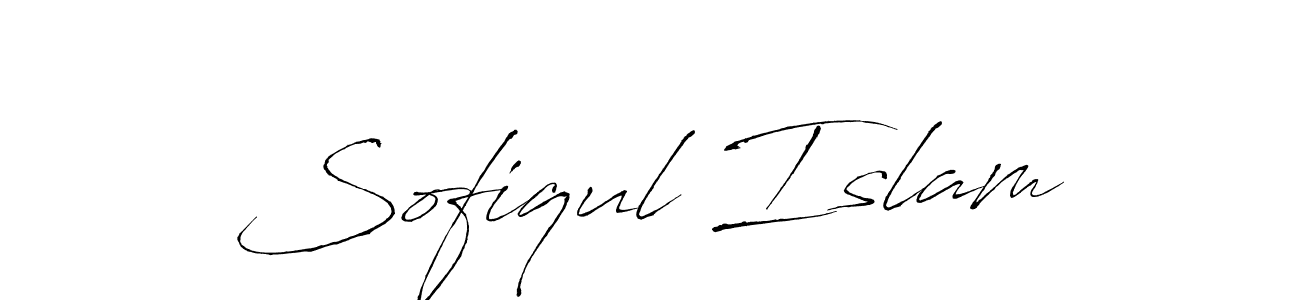 Design your own signature with our free online signature maker. With this signature software, you can create a handwritten (Antro_Vectra) signature for name Sofiqul Islam. Sofiqul Islam signature style 6 images and pictures png