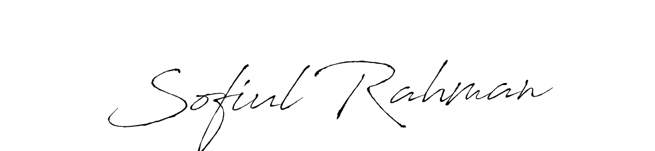 You should practise on your own different ways (Antro_Vectra) to write your name (Sofiul Rahman) in signature. don't let someone else do it for you. Sofiul Rahman signature style 6 images and pictures png