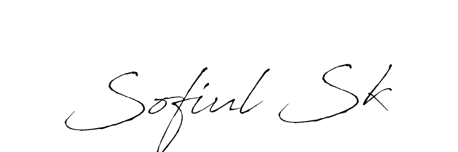 Sofiul Sk stylish signature style. Best Handwritten Sign (Antro_Vectra) for my name. Handwritten Signature Collection Ideas for my name Sofiul Sk. Sofiul Sk signature style 6 images and pictures png