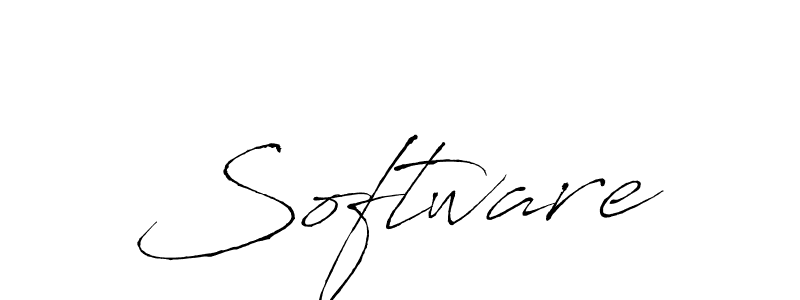 How to Draw Software signature style? Antro_Vectra is a latest design signature styles for name Software. Software signature style 6 images and pictures png