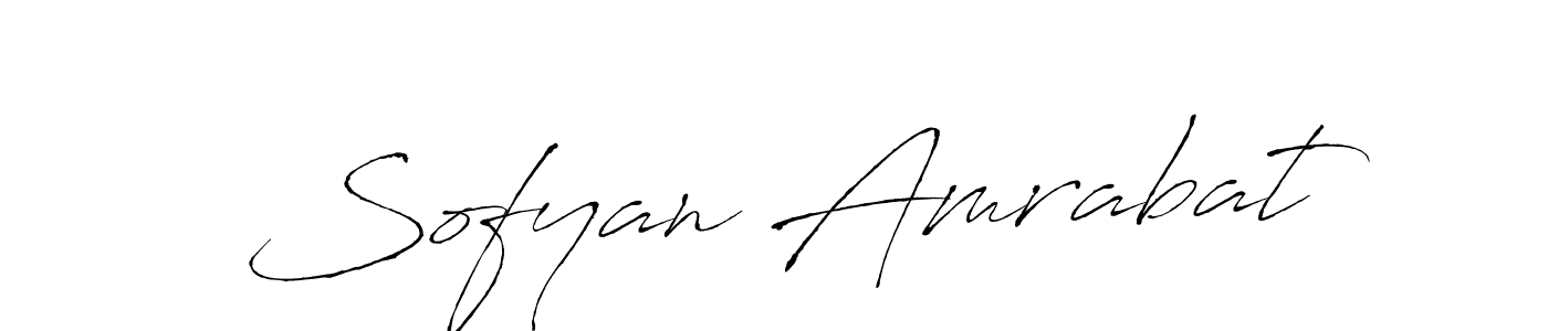 Also You can easily find your signature by using the search form. We will create Sofyan Amrabat name handwritten signature images for you free of cost using Antro_Vectra sign style. Sofyan Amrabat signature style 6 images and pictures png