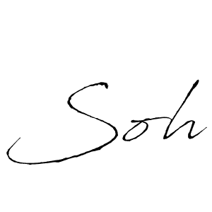 You should practise on your own different ways (Antro_Vectra) to write your name (Soh) in signature. don't let someone else do it for you. Soh signature style 6 images and pictures png