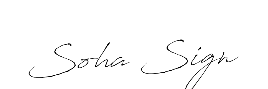 Antro_Vectra is a professional signature style that is perfect for those who want to add a touch of class to their signature. It is also a great choice for those who want to make their signature more unique. Get Soha Sign name to fancy signature for free. Soha Sign signature style 6 images and pictures png