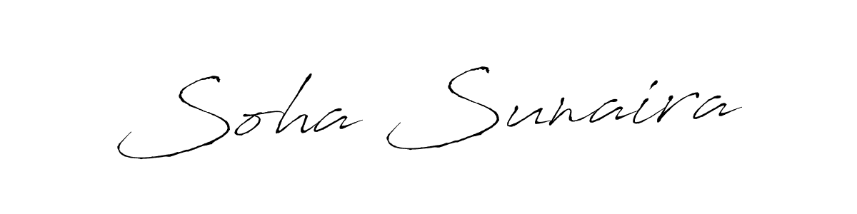 This is the best signature style for the Soha Sunaira name. Also you like these signature font (Antro_Vectra). Mix name signature. Soha Sunaira signature style 6 images and pictures png