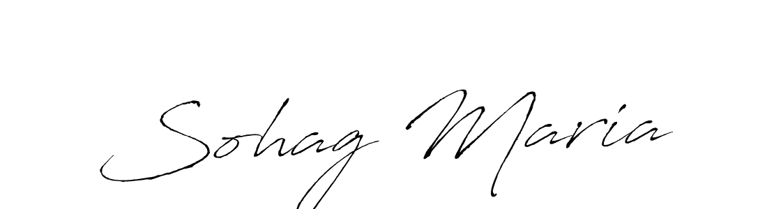 How to make Sohag Maria signature? Antro_Vectra is a professional autograph style. Create handwritten signature for Sohag Maria name. Sohag Maria signature style 6 images and pictures png