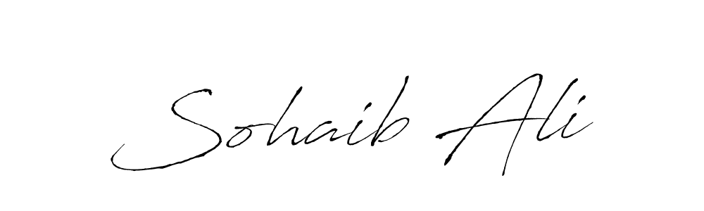 You should practise on your own different ways (Antro_Vectra) to write your name (Sohaib Ali) in signature. don't let someone else do it for you. Sohaib Ali signature style 6 images and pictures png