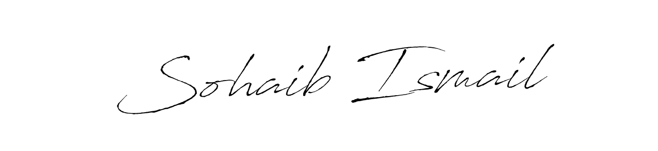Also You can easily find your signature by using the search form. We will create Sohaib Ismail name handwritten signature images for you free of cost using Antro_Vectra sign style. Sohaib Ismail signature style 6 images and pictures png