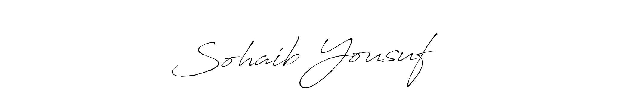 How to make Sohaib Yousuf     signature? Antro_Vectra is a professional autograph style. Create handwritten signature for Sohaib Yousuf     name. Sohaib Yousuf     signature style 6 images and pictures png